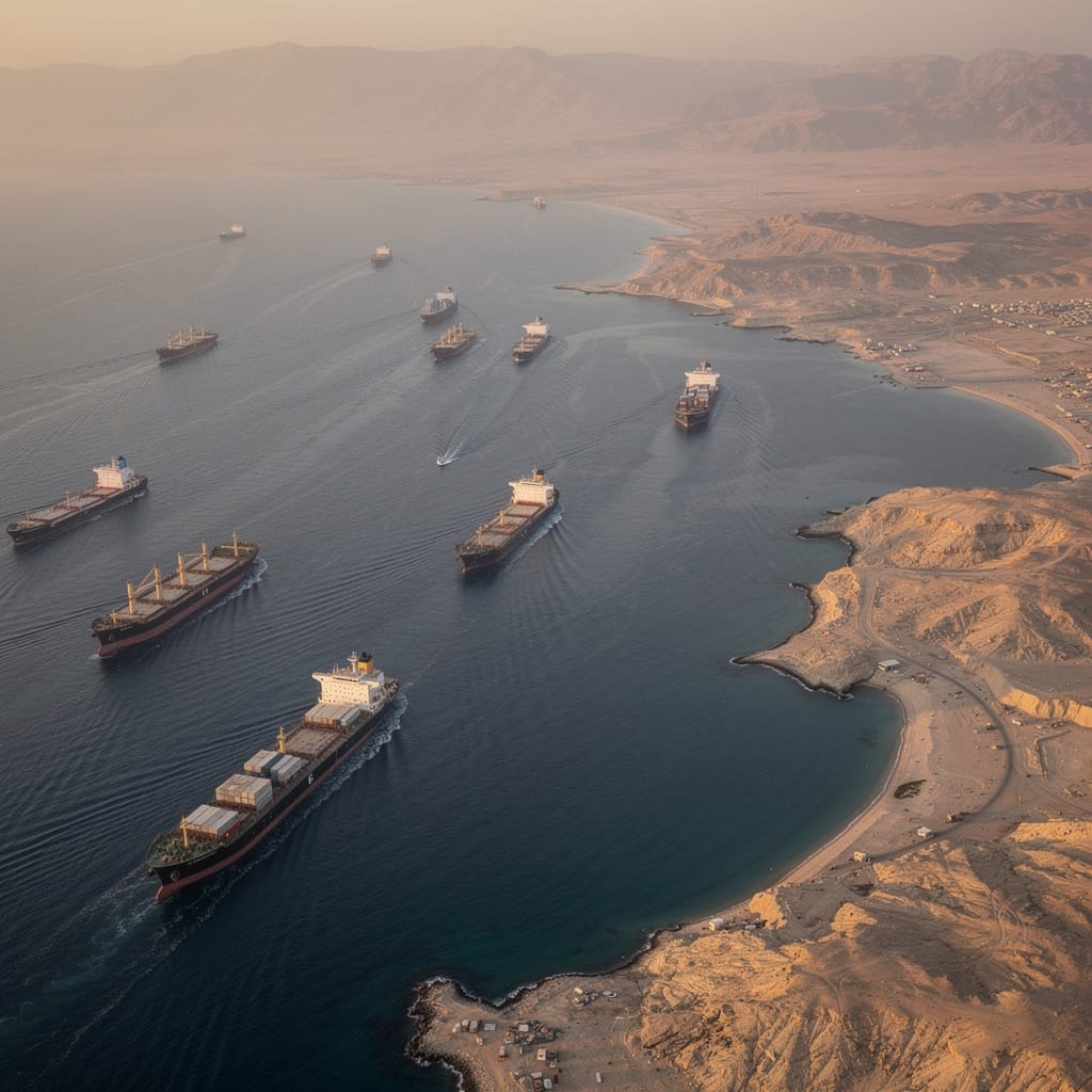 Strait of Hormuz map, tanker traffic, and Middle East risk markets